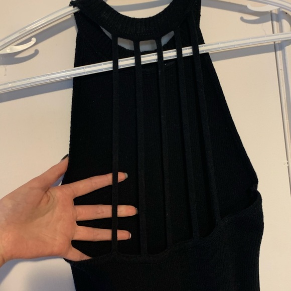 Halter Sweater Dress - Picture 3 of 5